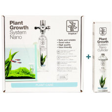 Komplette CO2-Anlage für Nanoaquarien 95 g CO2 mit...