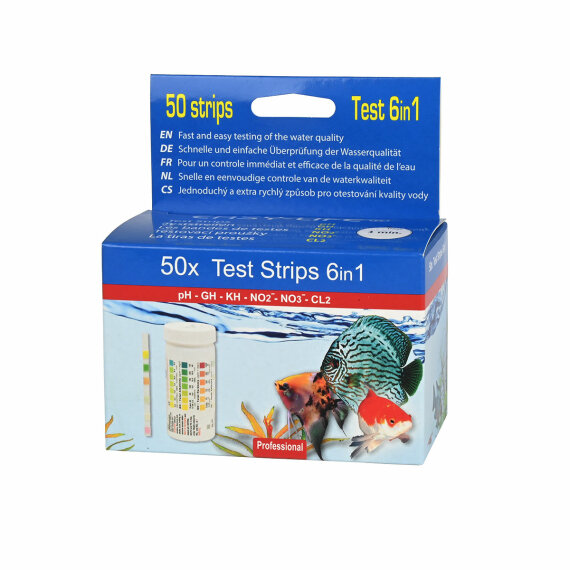 Easy-Life Wassertest 6in1 - 50 Teststreifen