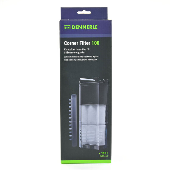Corner Filter 100, Kompakter Eckfilter für Süßwasser-Aquarien