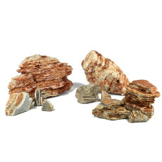 Helle Pagode für 120cm Aquarium Set - Canyons im...