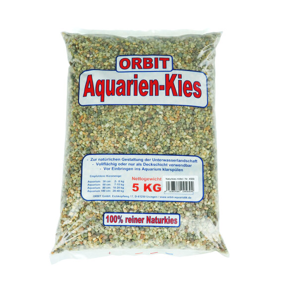 Aquarienkies - Naturkies mittel 5 kg