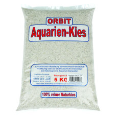 Aquarien Quarzsand - Bodengrund weiß fein 5 kg